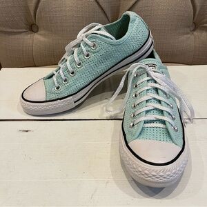 Converse Chuck Taylor Perfed Canvas Summer Ox Women's Size US 7 Motel Pool Blue